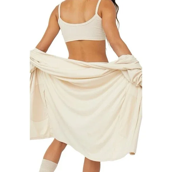 NWOT Intimately Free People‎ Cozy Does It Sleep Cream Cardigan Size Large - Picture 2 of 10